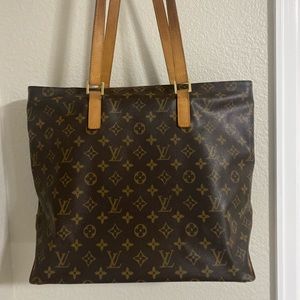 Louis Vuitton Monogram Ab Cabas Mezzo Handbag
